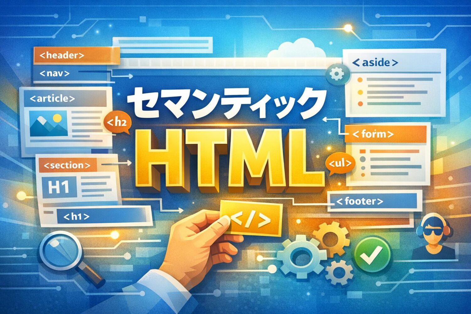 セマンティックHTMLへの対応で何をやるべきか